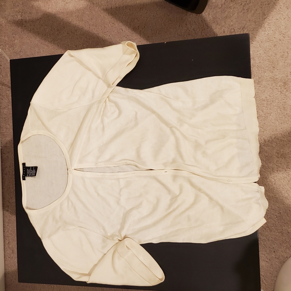 Ladies theory silk Cardigan